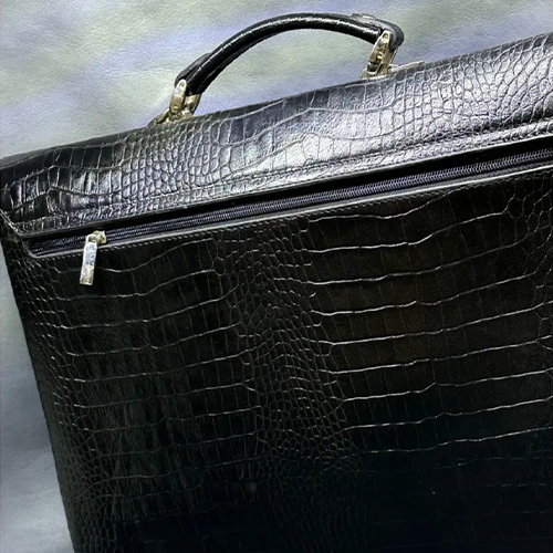 کیف اداری چرمی آرکان | طرح کروکودیلی کلاسیک - تصویر 2